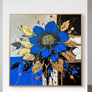 48” x 48” Original Acrylic Painting signed by Artist